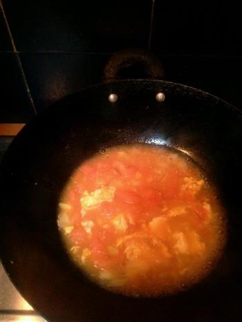 低调好吃的西红柿鸡蛋打卤面的做法步骤7