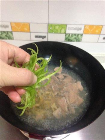 榨菜猪肝汤-乌江榨菜的做法步骤8