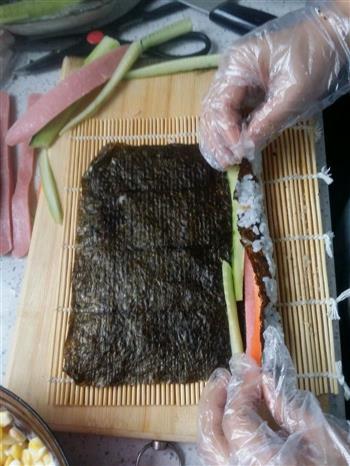 用家里有限的材料做的寿司拼盘的做法步骤7