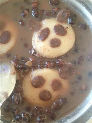 熊猫红豆汤圆的做法步骤9