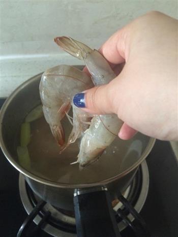 蛋皮虾粥的做法步骤6
