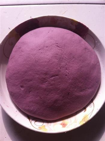 紫薯红枣发糕的做法步骤2