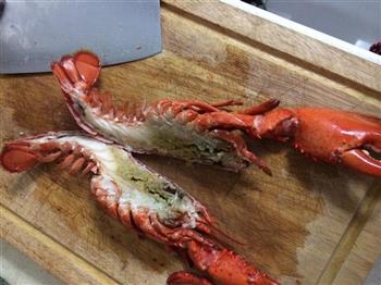 蒜蓉芝士焗龙虾的做法图解2