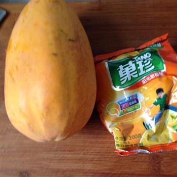新年水果菜-橙汁木瓜附挑选方法的做法步骤1