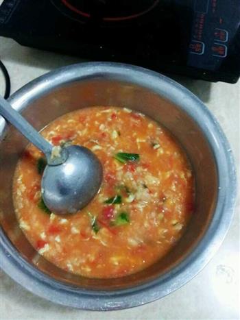 西红柿鸡蛋疙瘩汤的做法步骤5
