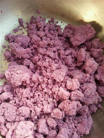 紫薯糯米糕的做法步骤2