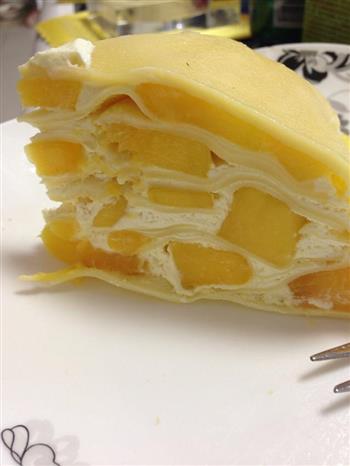 芒果千层蛋糕的做法步骤12