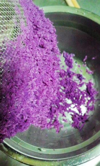 花朵紫薯饼的做法步骤3