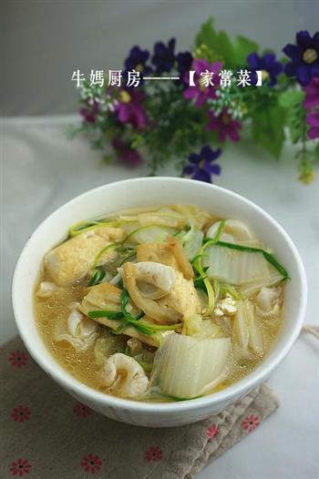 豆腐白菜煮鱼杂-乌江榨菜的做法步骤10
