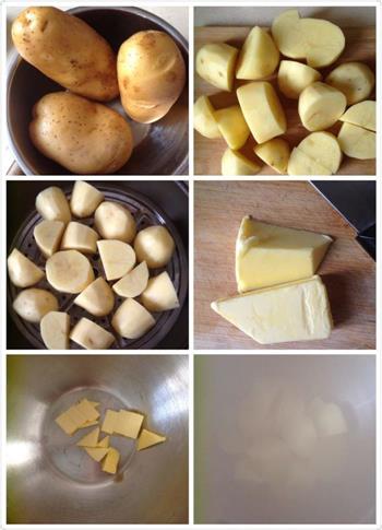 超豪华版土豆泥-培根芝士焗土豆泥的做法图解1