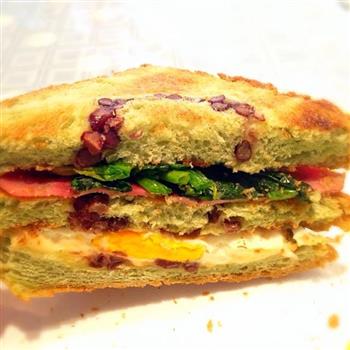 超丰盛营养美味三明治的做法步骤4