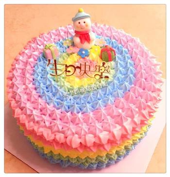 彩虹蛋糕的做法步骤14