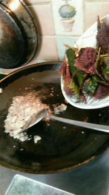 紫苏肉沫煮茄瓜的做法步骤8