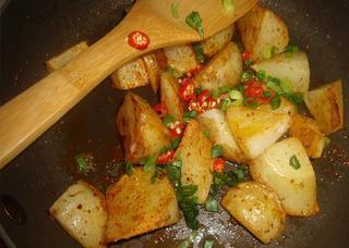 减肥锅巴土豆的做法步骤6