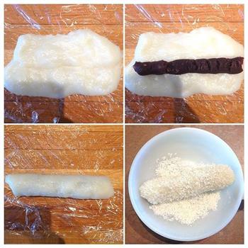 红豆糯米糍的做法步骤3