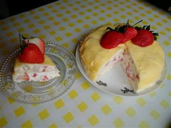 草莓千层蛋糕的做法步骤2
