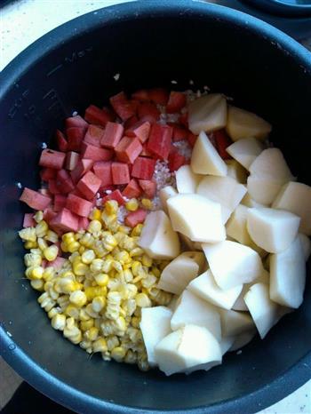 排骨香菇土豆焖饭的做法步骤6