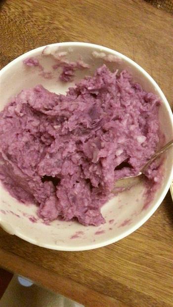 山药紫薯糕-当紫薯遇到山药，也是美翻啦的做法步骤2