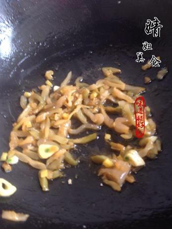 青椒肉丝榨菜-乌江榨菜的做法步骤12