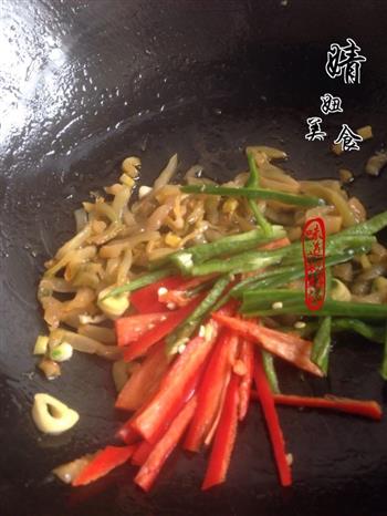 青椒肉丝榨菜-乌江榨菜的做法步骤13