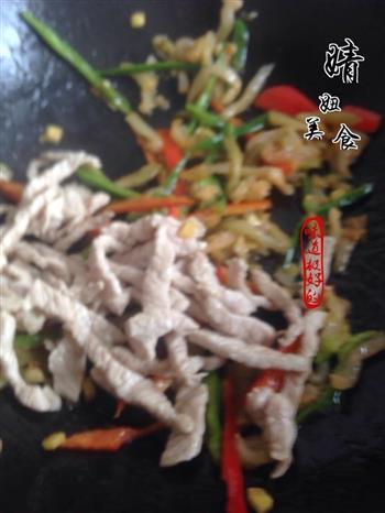 青椒肉丝榨菜-乌江榨菜的做法步骤14