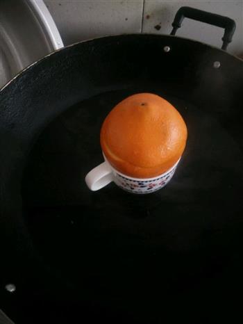 柳橙蒸水蛋的做法步骤4