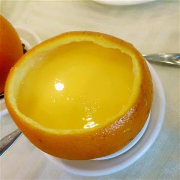柳橙蒸水蛋的做法步骤5