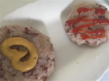 豆渣肉饼米堡or海苔碎饭团or肉燥丼-一人食的做法步骤9