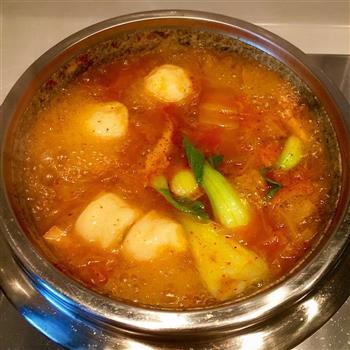 简易好喝的石锅泡菜汤的做法步骤7