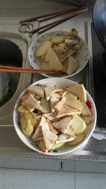 干锅千叶豆腐的做法步骤3