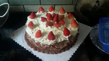 草莓奶油蛋糕的做法步骤4