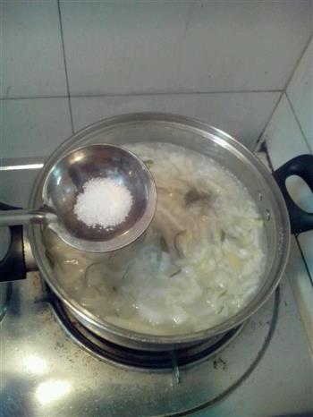 海带白菜疙瘩汤的做法步骤5