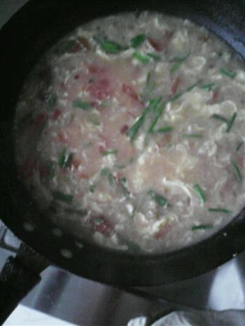 暖暖的西红柿鸡蛋疙瘩汤的做法步骤5