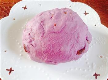 紫薯葡萄干红枣发糕的做法步骤2