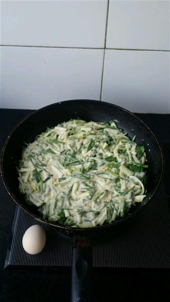 韩式蔬菜煎饼的做法步骤5