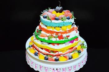 彩虹裸蛋糕的做法步骤28