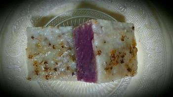 紫薯桂花糕的做法步骤2