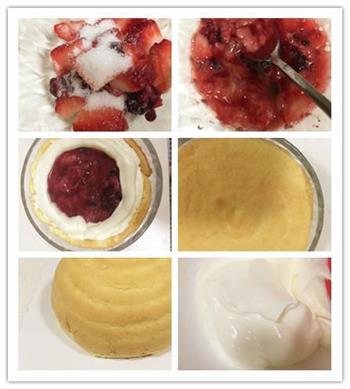味-草莓芝士小蛋糕的做法图解3