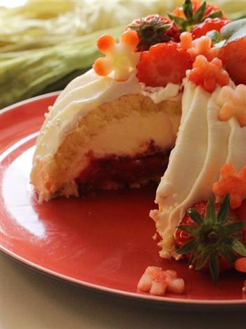 味-草莓芝士小蛋糕的做法步骤6