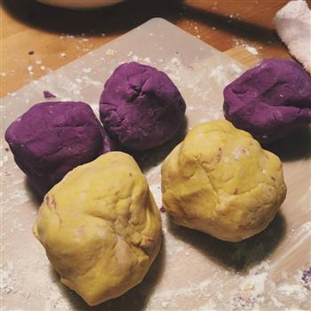 古早味手作红薯/紫薯芋圆的做法步骤3