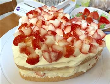 水果裱花蛋糕的做法步骤1
