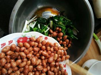 养生菜-陈醋菠菜花生米的做法步骤4