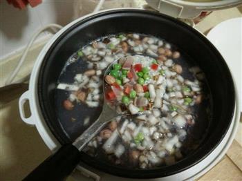 腊八粥-香咸浓稠的五彩八效食物组合电饭锅步骤的做法步骤2