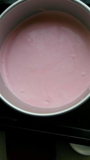 彩色酸奶慕斯蛋糕的做法步骤8