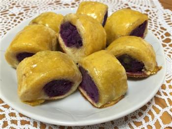 紫薯一口酥的做法步骤1