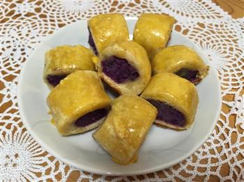 紫薯一口酥的做法步骤3