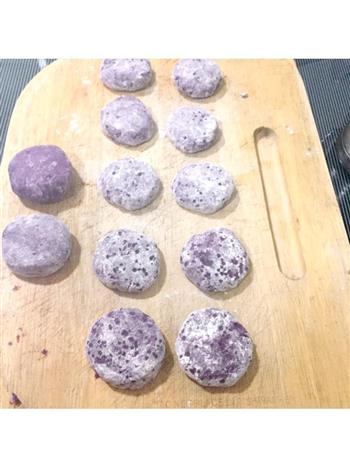 芝麻紫薯饼的做法图解5