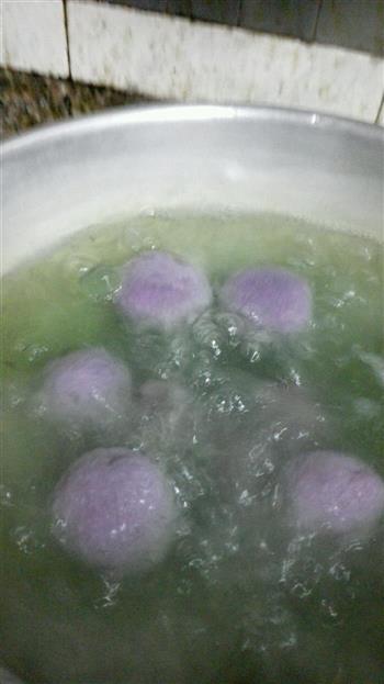 紫薯红豆汤圆的做法步骤4