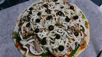 意大利比萨Italian pizza的做法步骤6