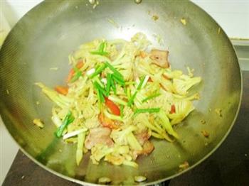 培根干锅花菜的做法步骤11